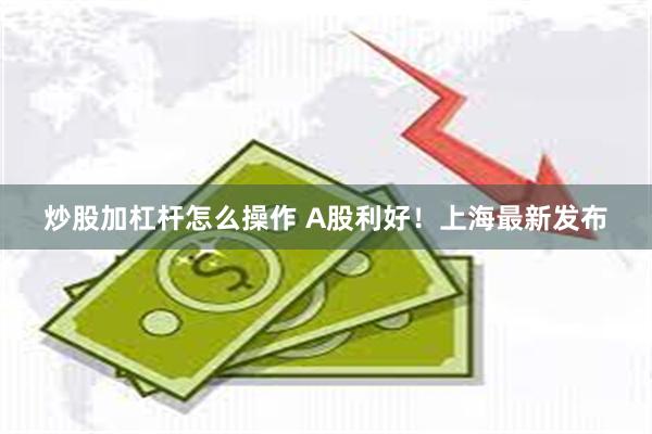 炒股加杠杆怎么操作 A股利好！上海最新发布